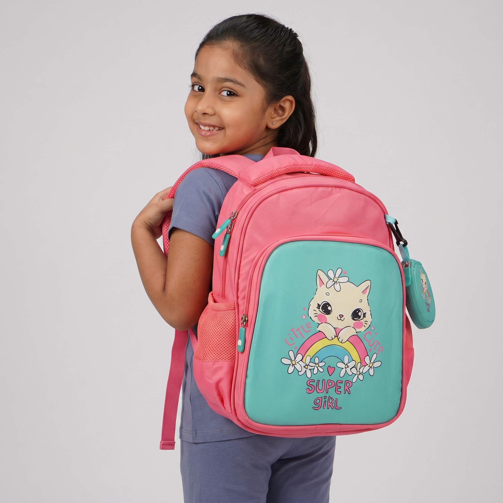 Girls Polyester Backpack