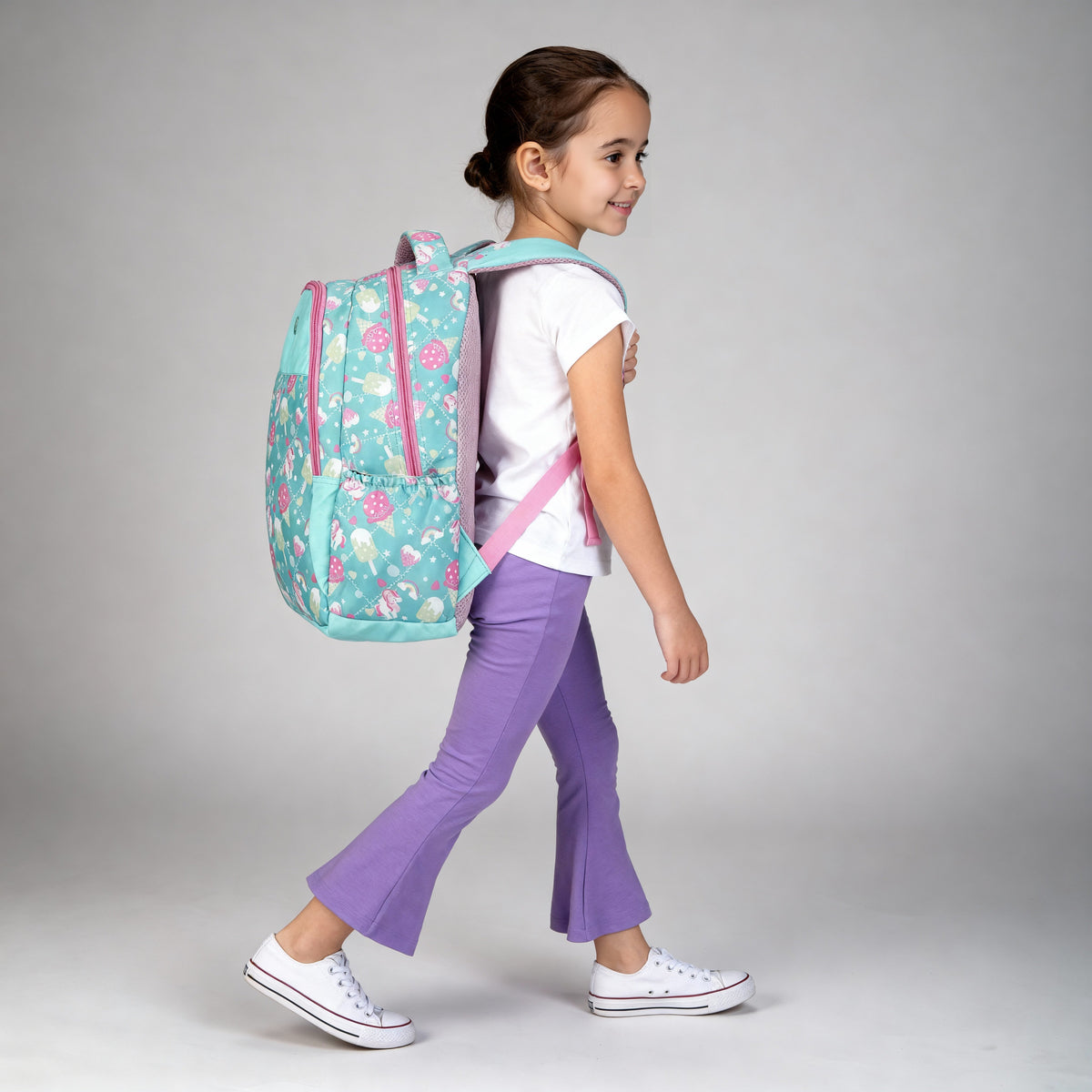 Girls Printed Backpack