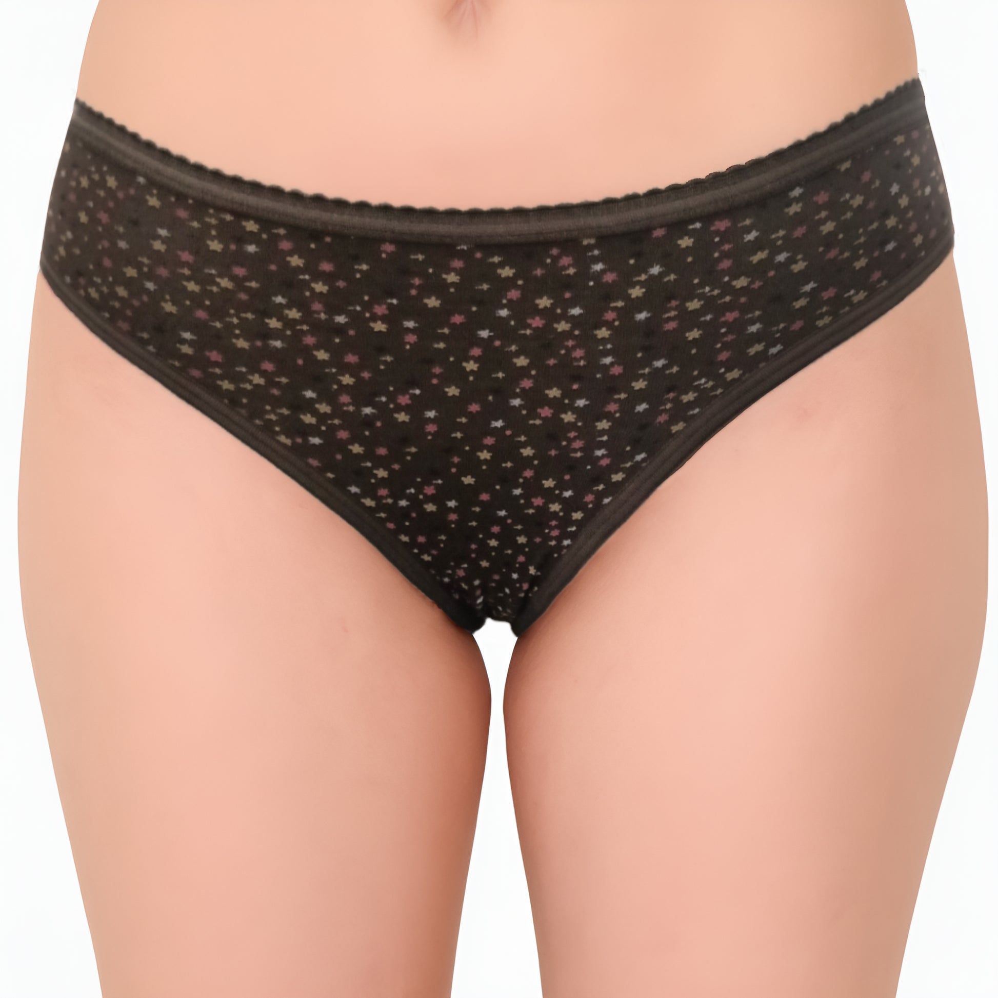 Printed Cotton Bikini Panties - Pack of 3