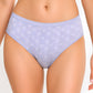 Printed Cotton High Leg Panties - Pack of 3