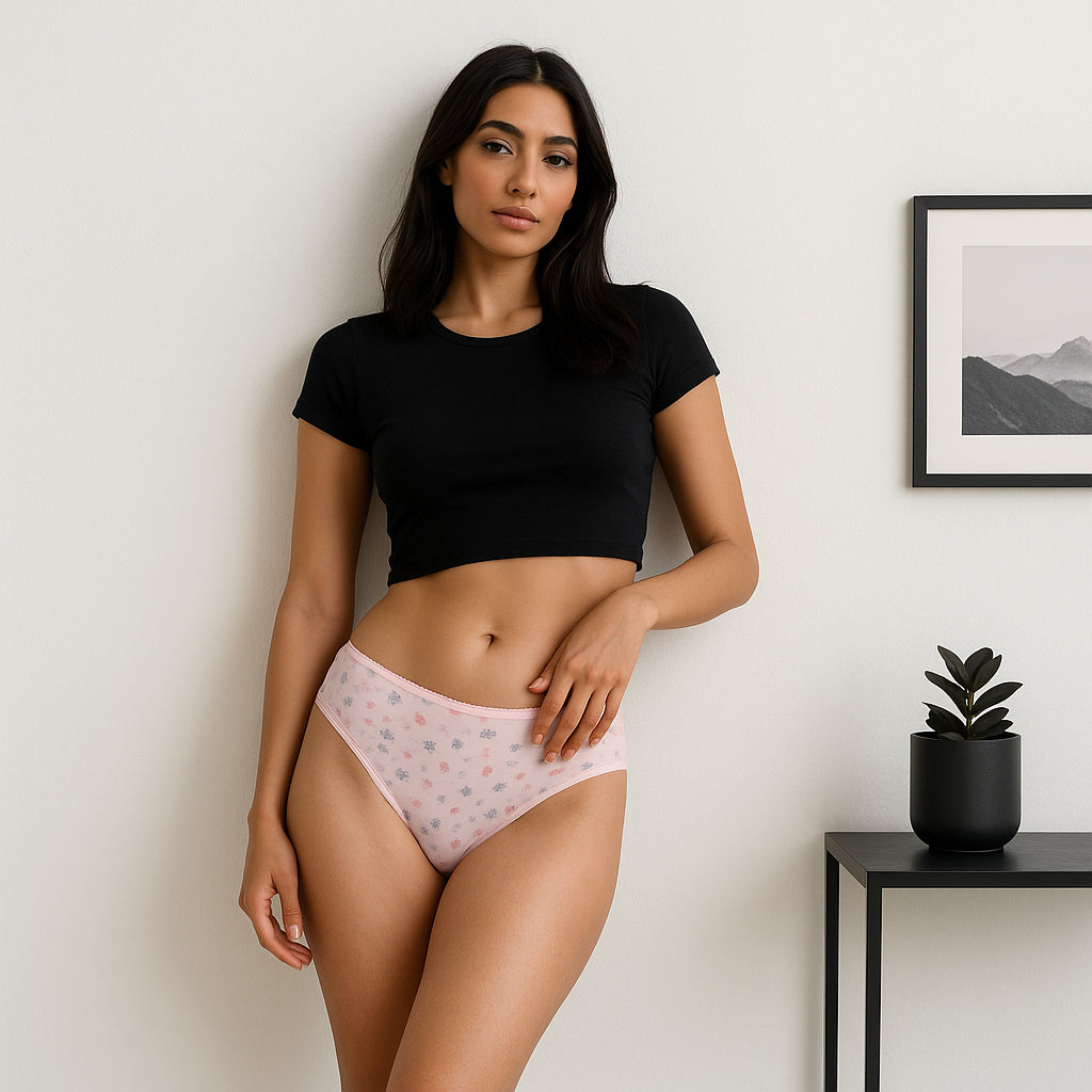 Printed Bikini Panties - Pack of 3