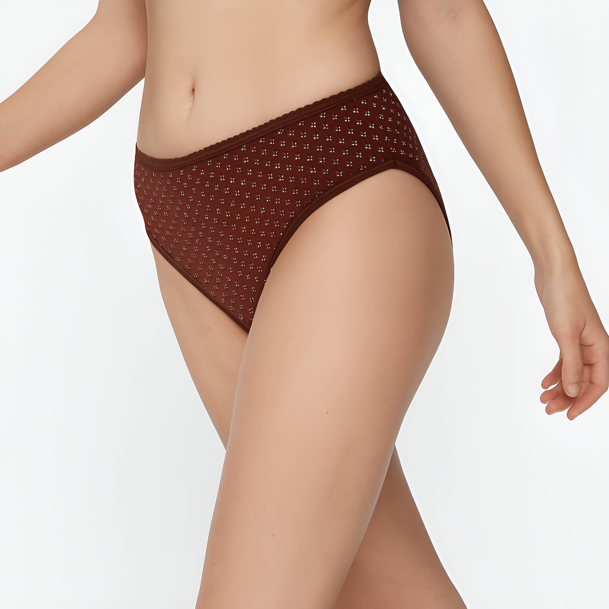 Printed Cotton Bikini Panties - Pack of 3