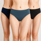 Solid Bikini Panties - Pack of 3