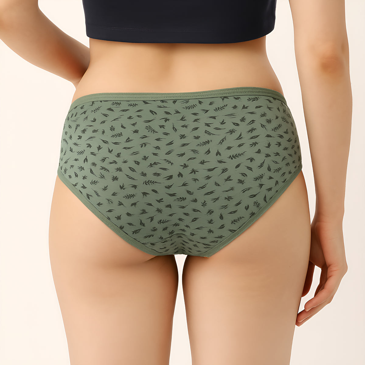 Printed Cotton Full Brief Panties - Pack of 3