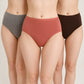 Buy - Solid High Leg Panties - Pack of 3 - Style Union