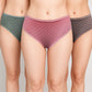 Printed Cotton Hipster Panties - Pack of 3