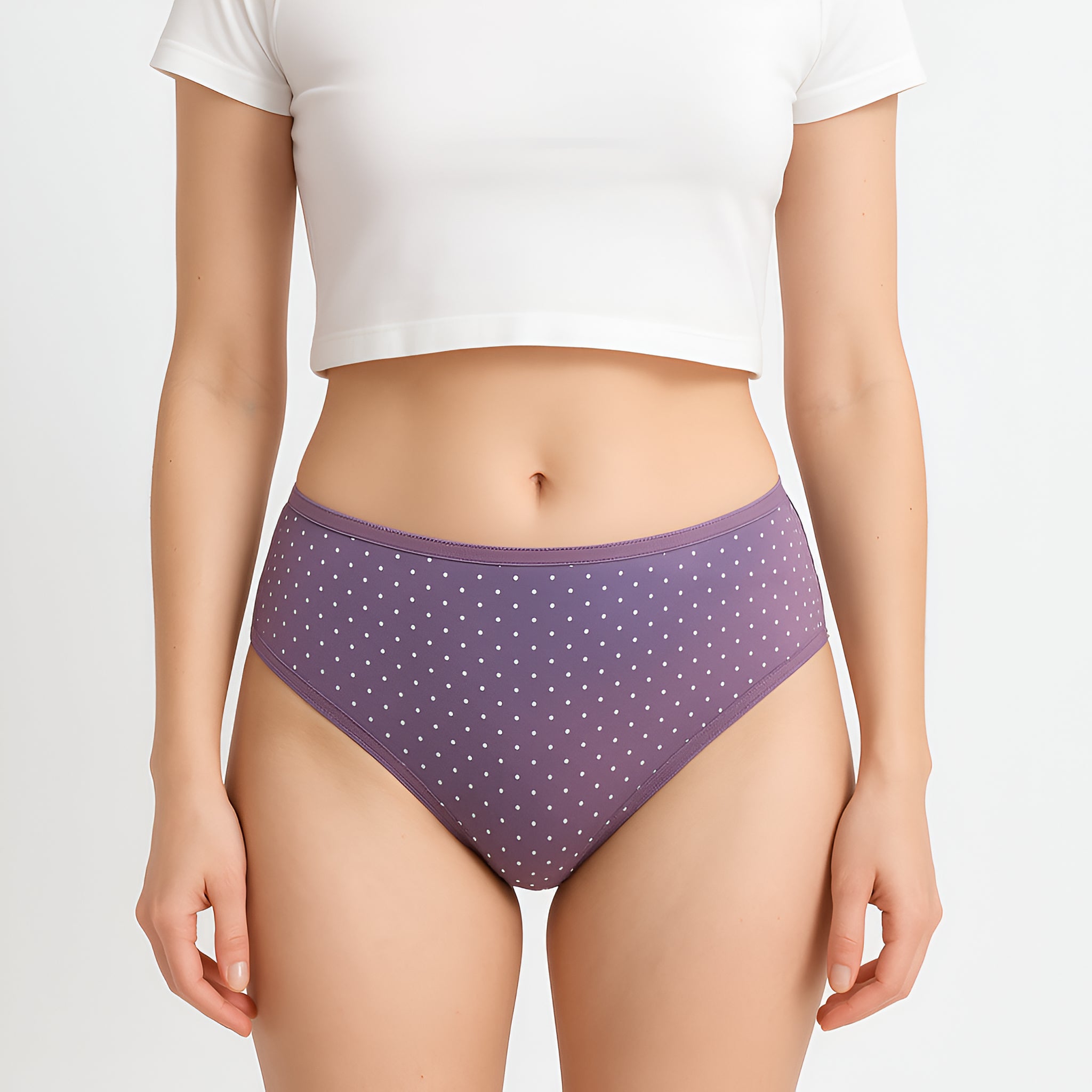 Buy - Printed High Leg Panties - Pack of 3 - Style Union