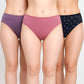 Buy - Printed High Leg Panties - Pack of 3 - Style Union