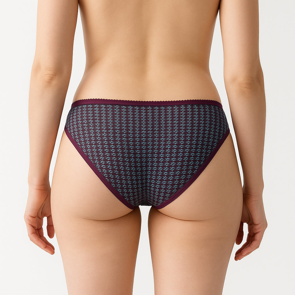 Buy - Printed Cotton Bikini Panties - Pack of 3 - Style Union