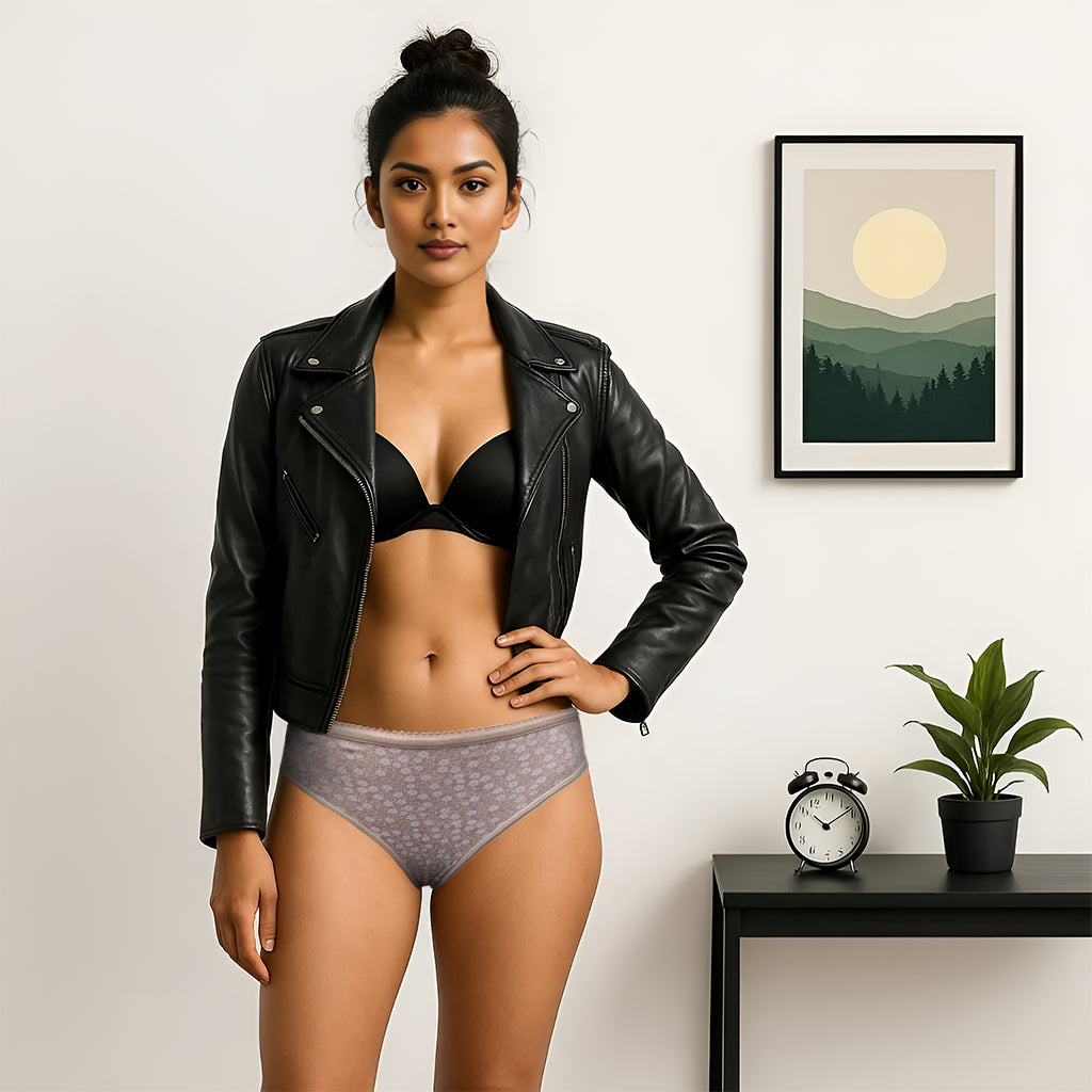 Printed Cotton Bikini Panties - Pack of 3