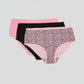 Printed Full Brief Panties - Pack of 3