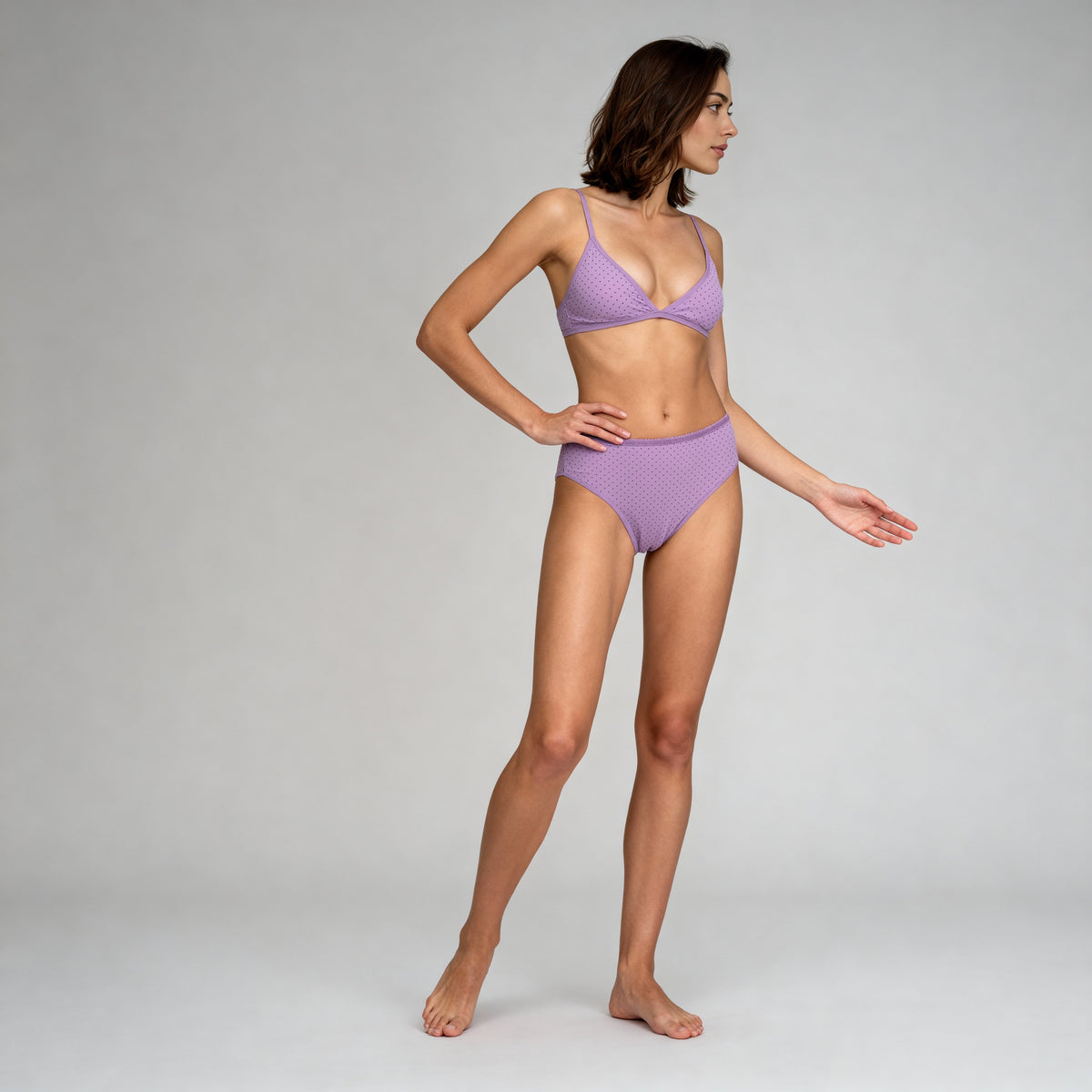 Printed High Leg Panties - Pack of 3