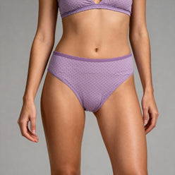 Printed High Leg Panties - Pack of 3