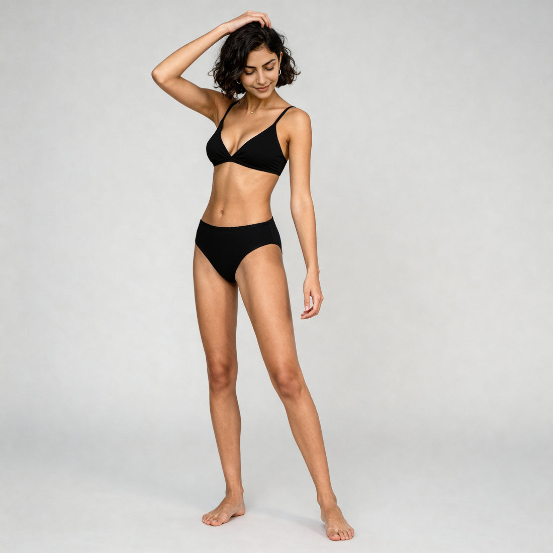 Printed High Leg Panties - Pack of 3