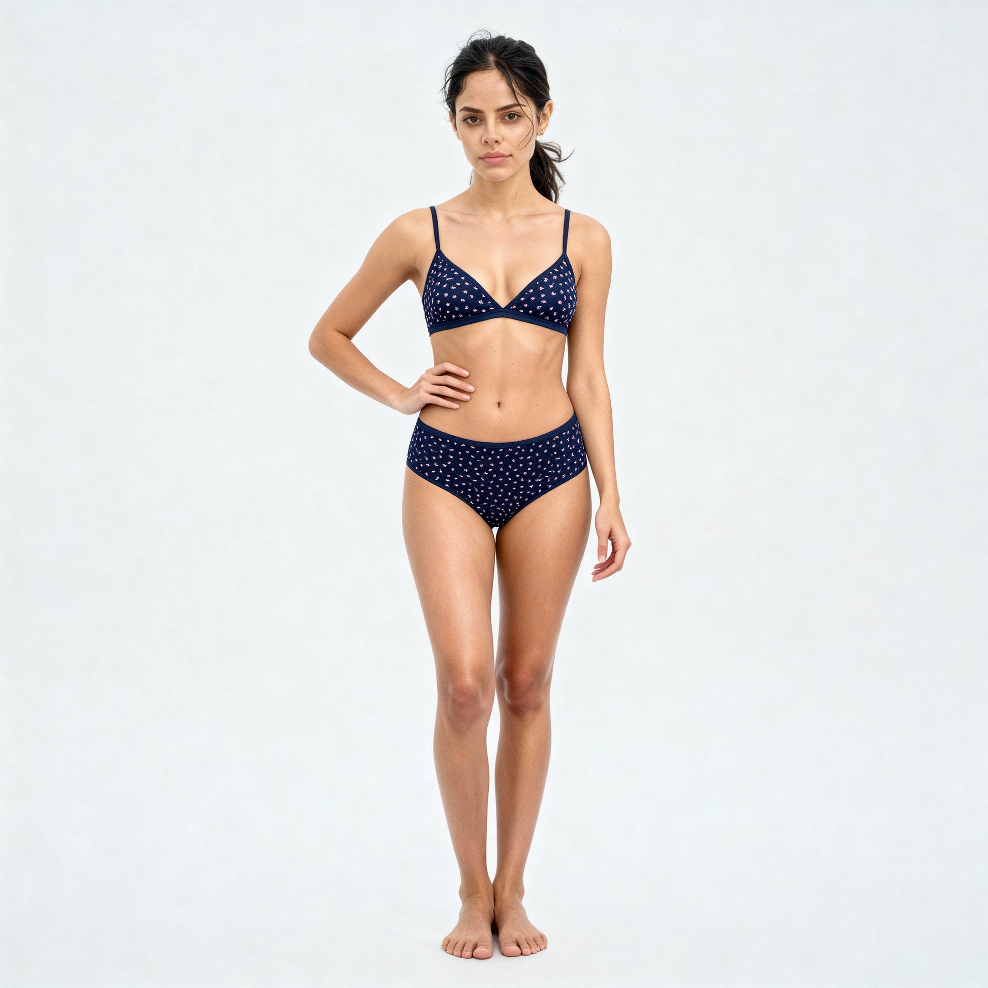 Printed Cotton Full Brief Panties - Pack of 3 