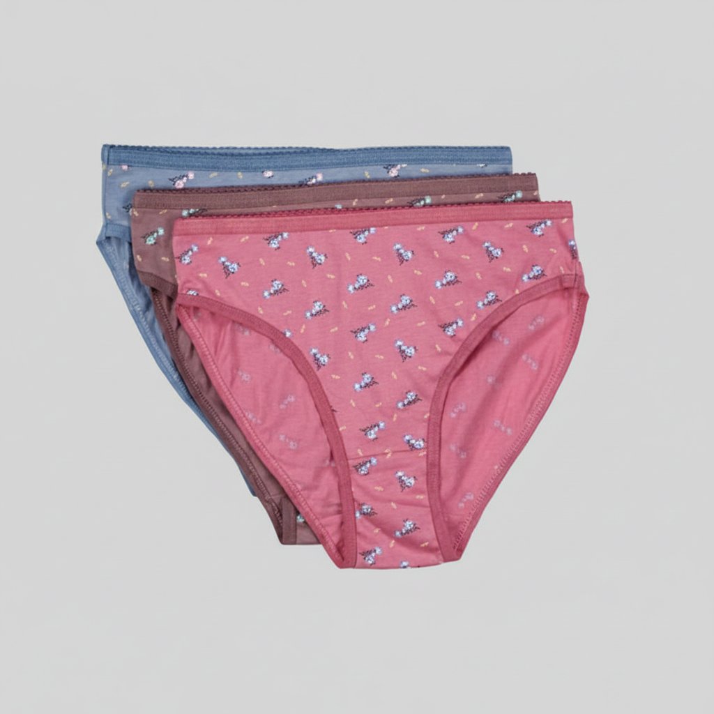 Cotton Bikini Panties - Pack of 3