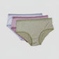 High Coverage Cotton Hipster Panties - Pack of 3