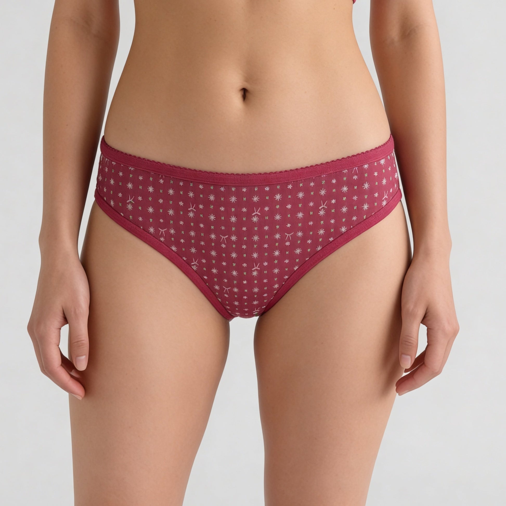 Low Rise Printed Bikini Panties - Pack of 3
