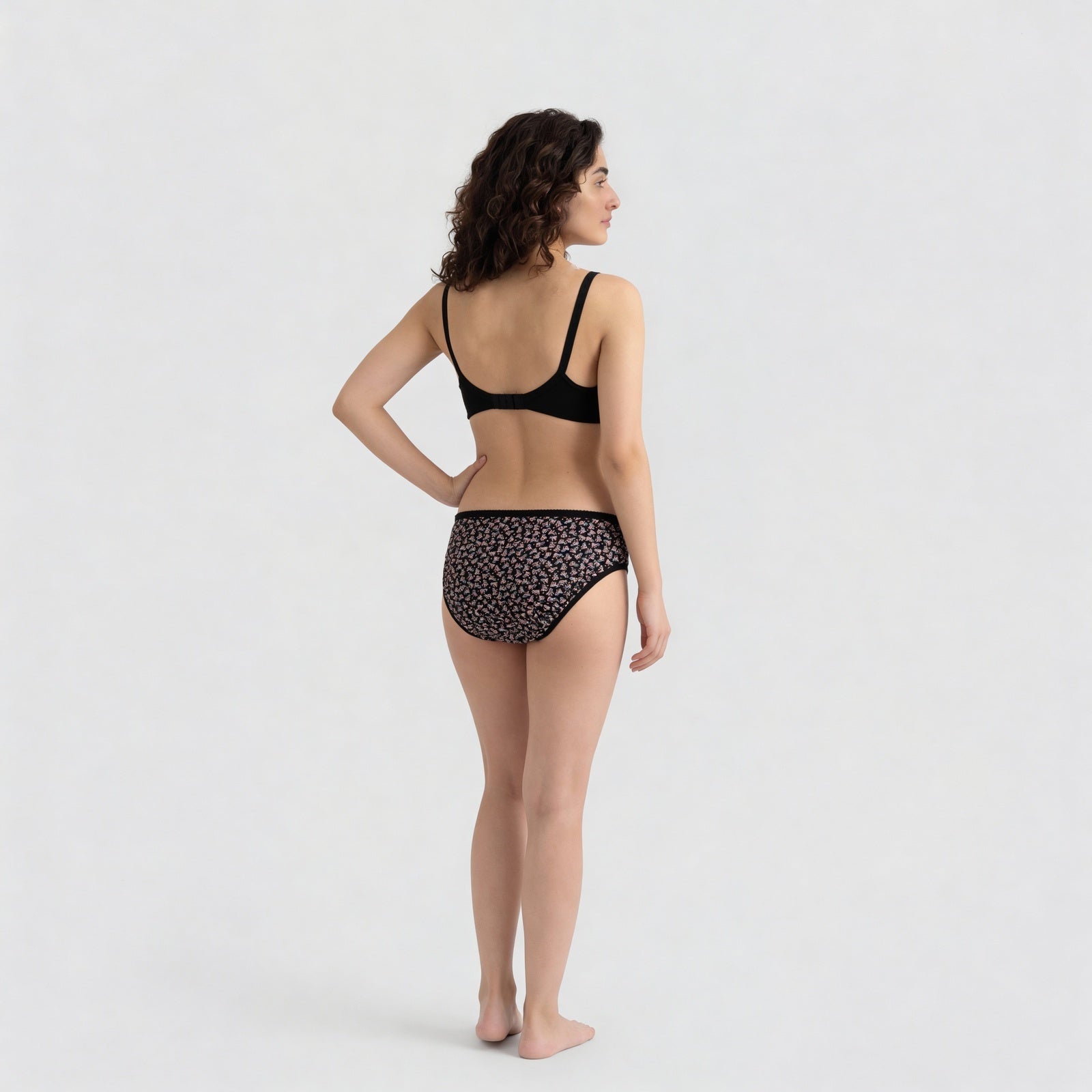 Cotton Spandex Abstract  Panties