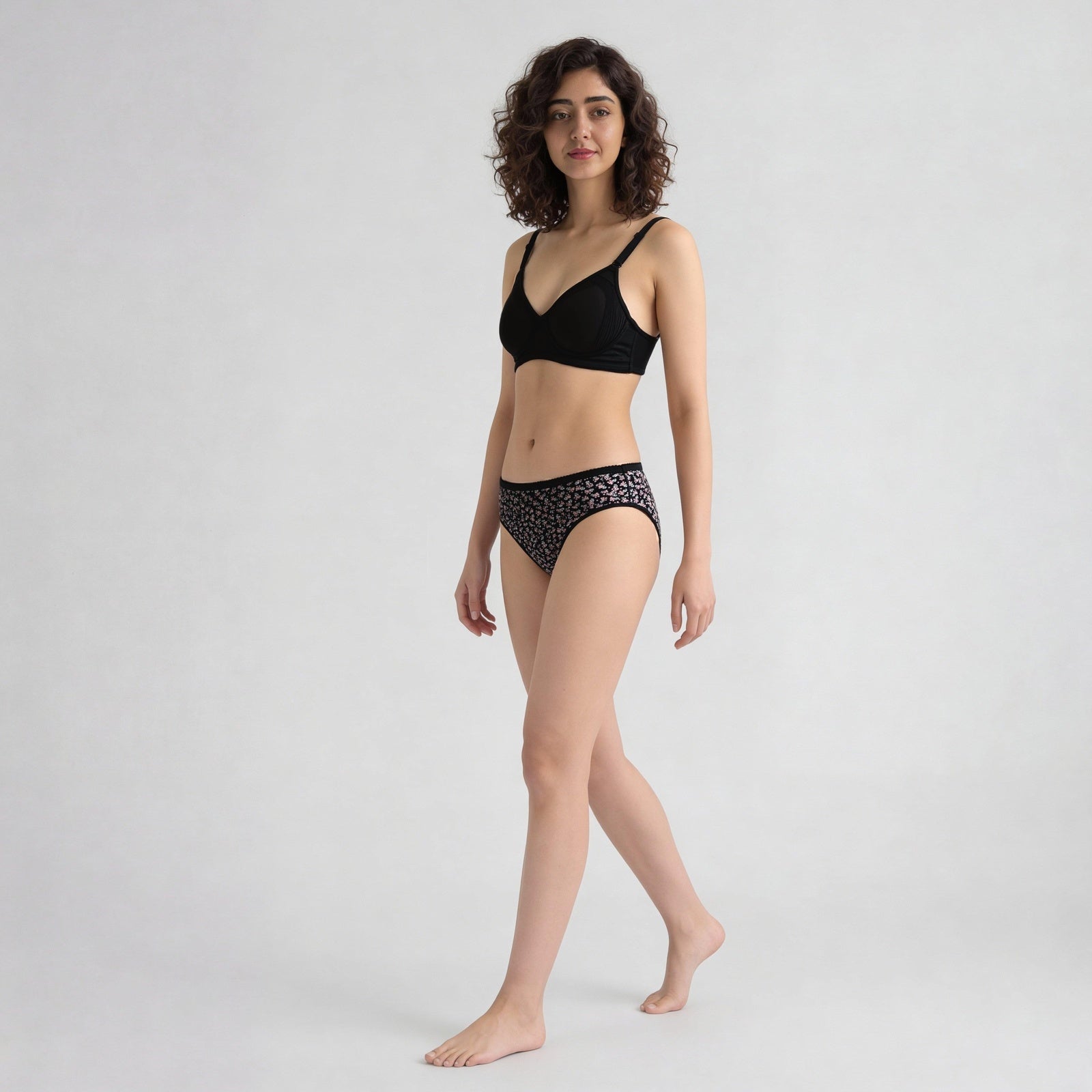 Cotton Spandex Abstract  Panties