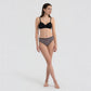 Cotton Abstract High Leg Bikini Panties - Pack of 3
