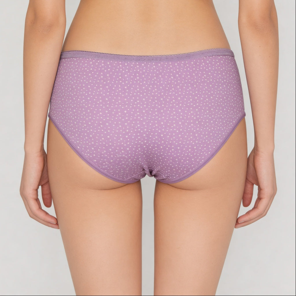 Cotton Abstract High Coverage Super Combed Panties - Pack of 3