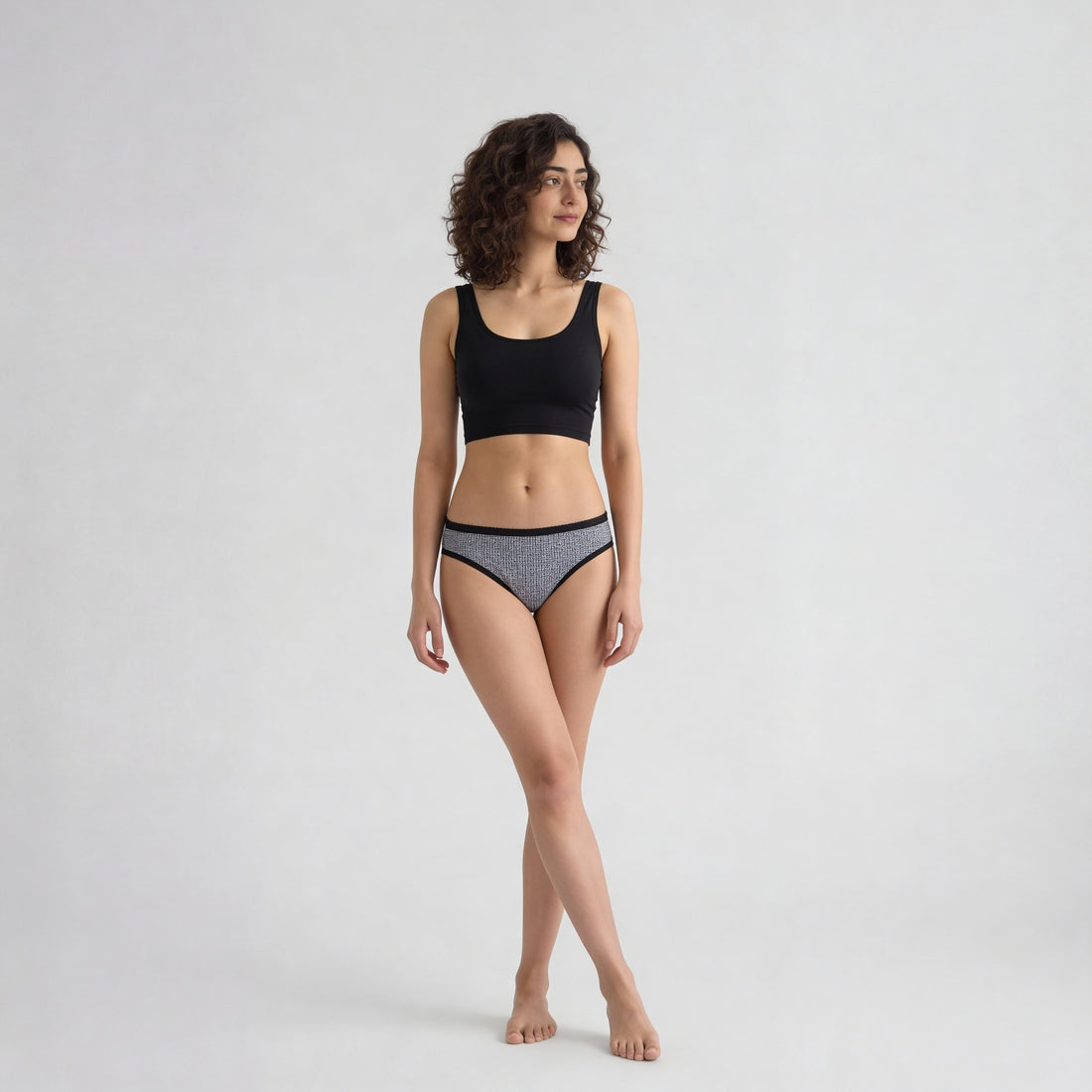 Low Rise Printed Bikini Panties - Pack of 3