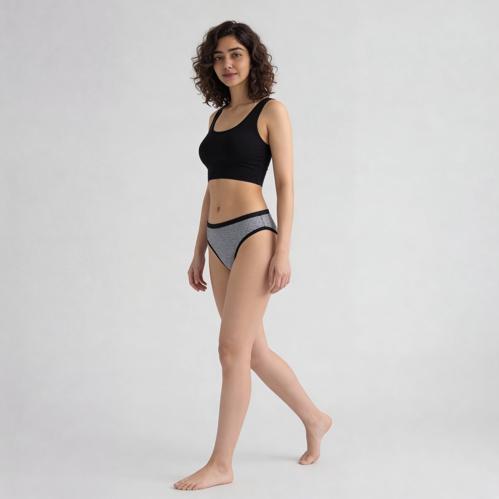 Low Rise Printed Bikini Panties - Pack of 3