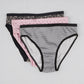 Low Rise Printed Bikini Panties - Pack of 3