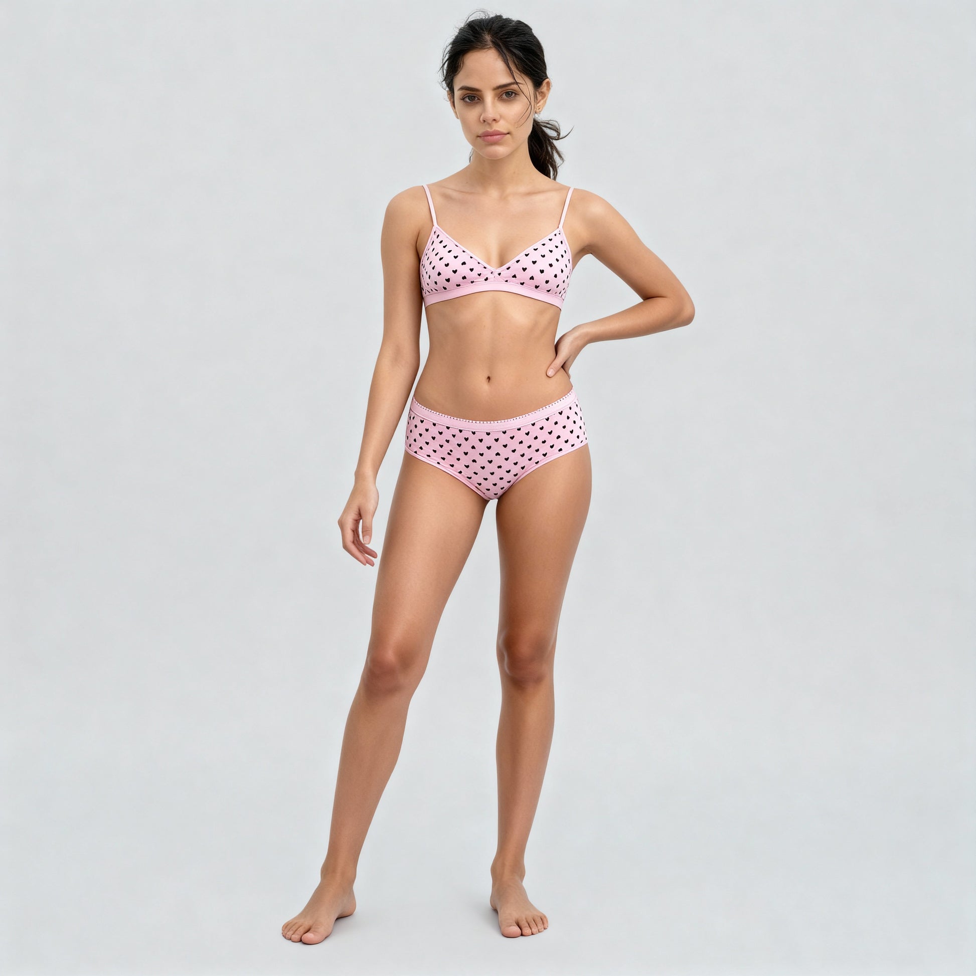 Medium Rise Full Coverage Hipster Panties - Pack of 3