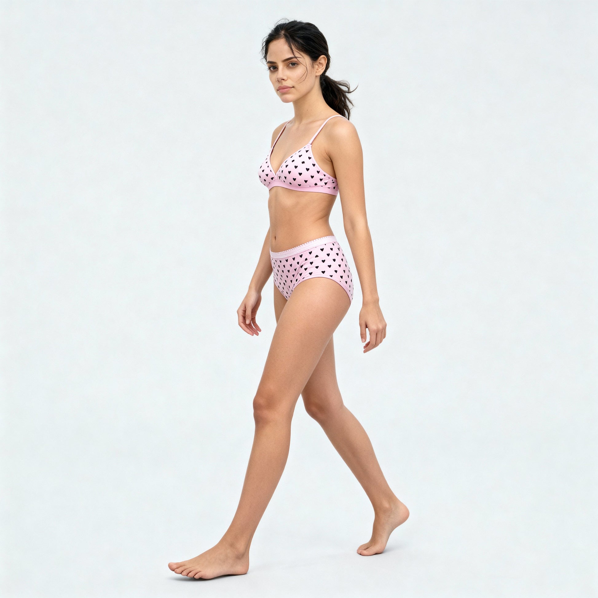 Medium Rise Full Coverage Hipster Panties - Pack of 3