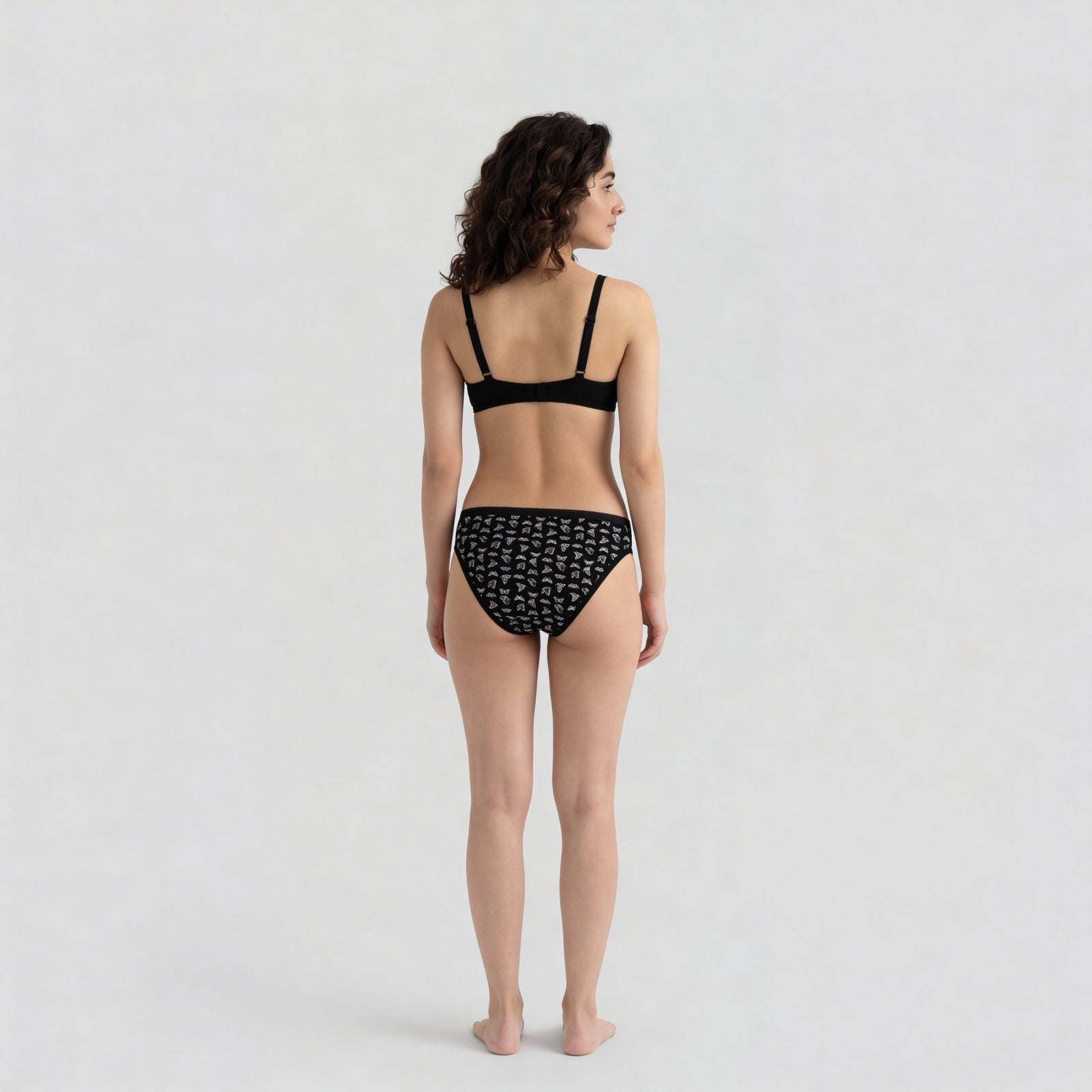 High Rise Printed Full Brief Panties - Pack of 3