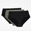 Cotton Printed Full Brief Panties - Pack of 3