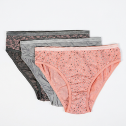 Printed Bikini Panties - Pack of 3
