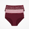 Cotton Printed Hipster Panties - Pack of 3