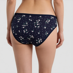 High Rise Printed High Leg Panties - Pack of 3