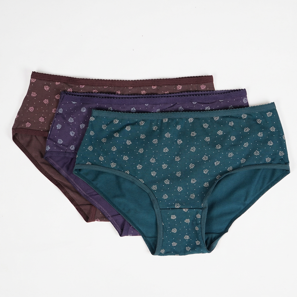 Printed Hipster Panties - Pack of 3