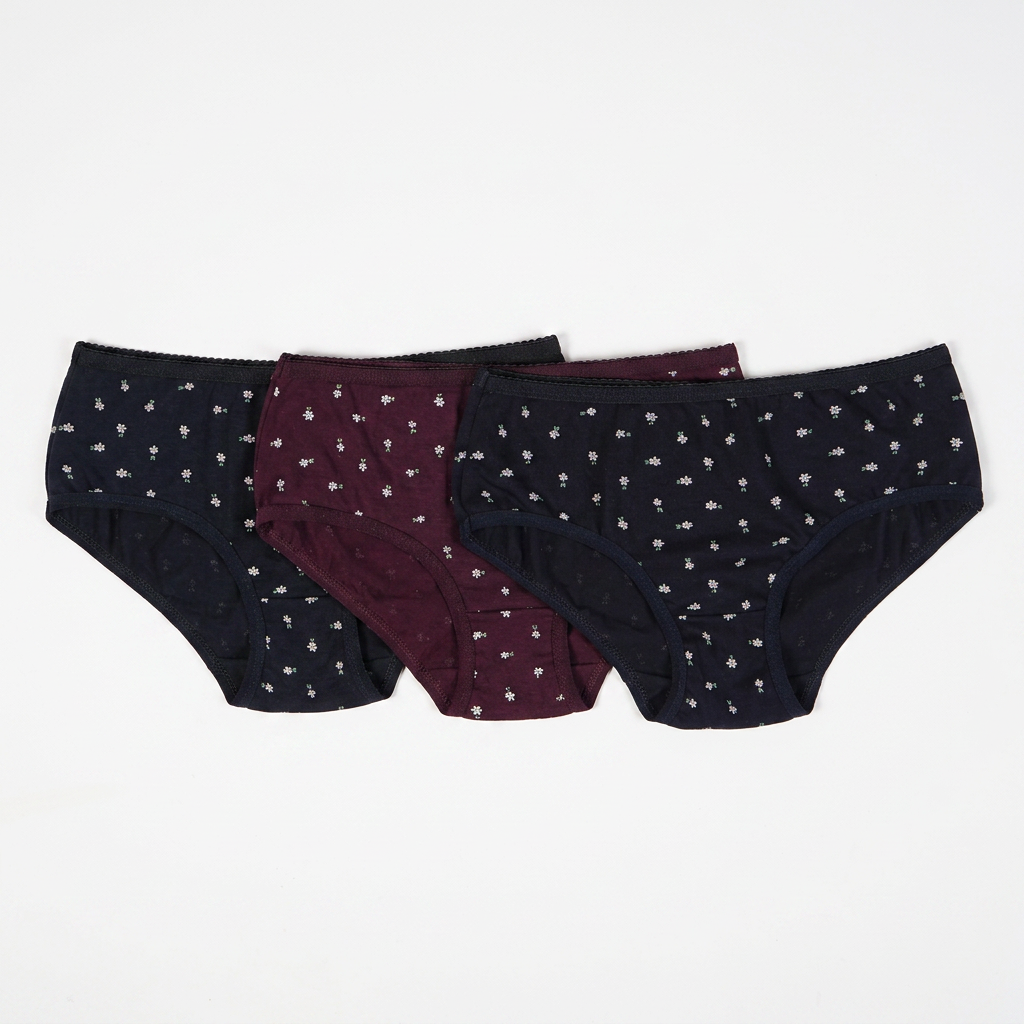 Cotton Printed Hipster Panties - Pack of 3