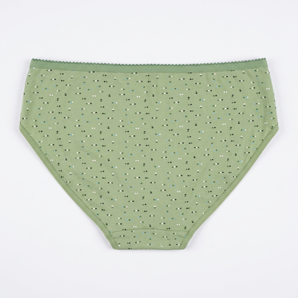 Cotton Printed High Leg Panties - Pack of 3