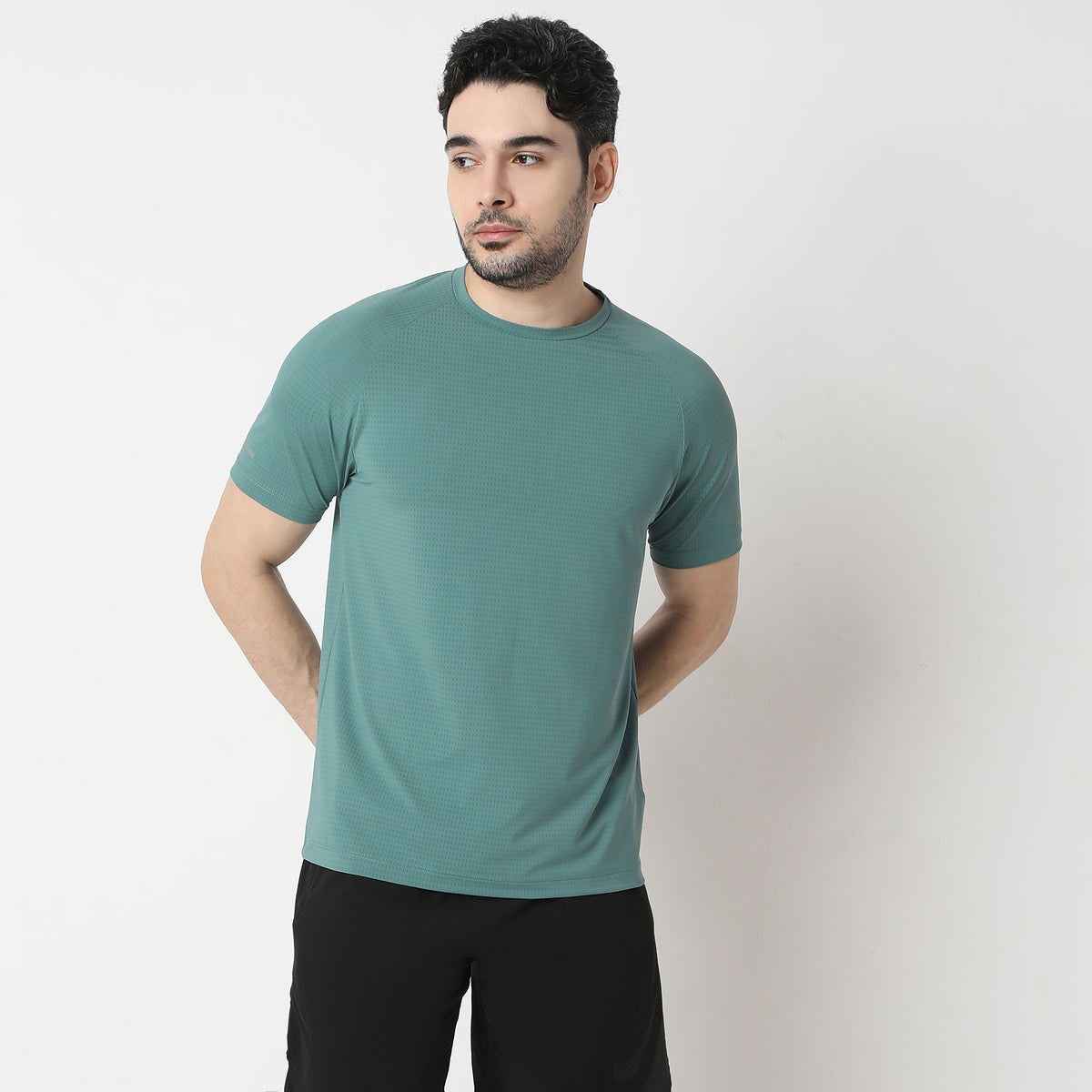 Regular Fit Jacquard T-Shirt