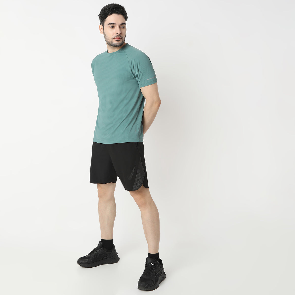 Regular Fit Jacquard T-Shirt