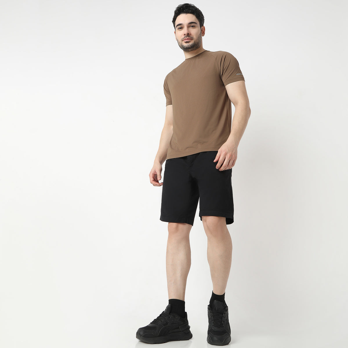 Regular Fit Jacquard T-Shirt