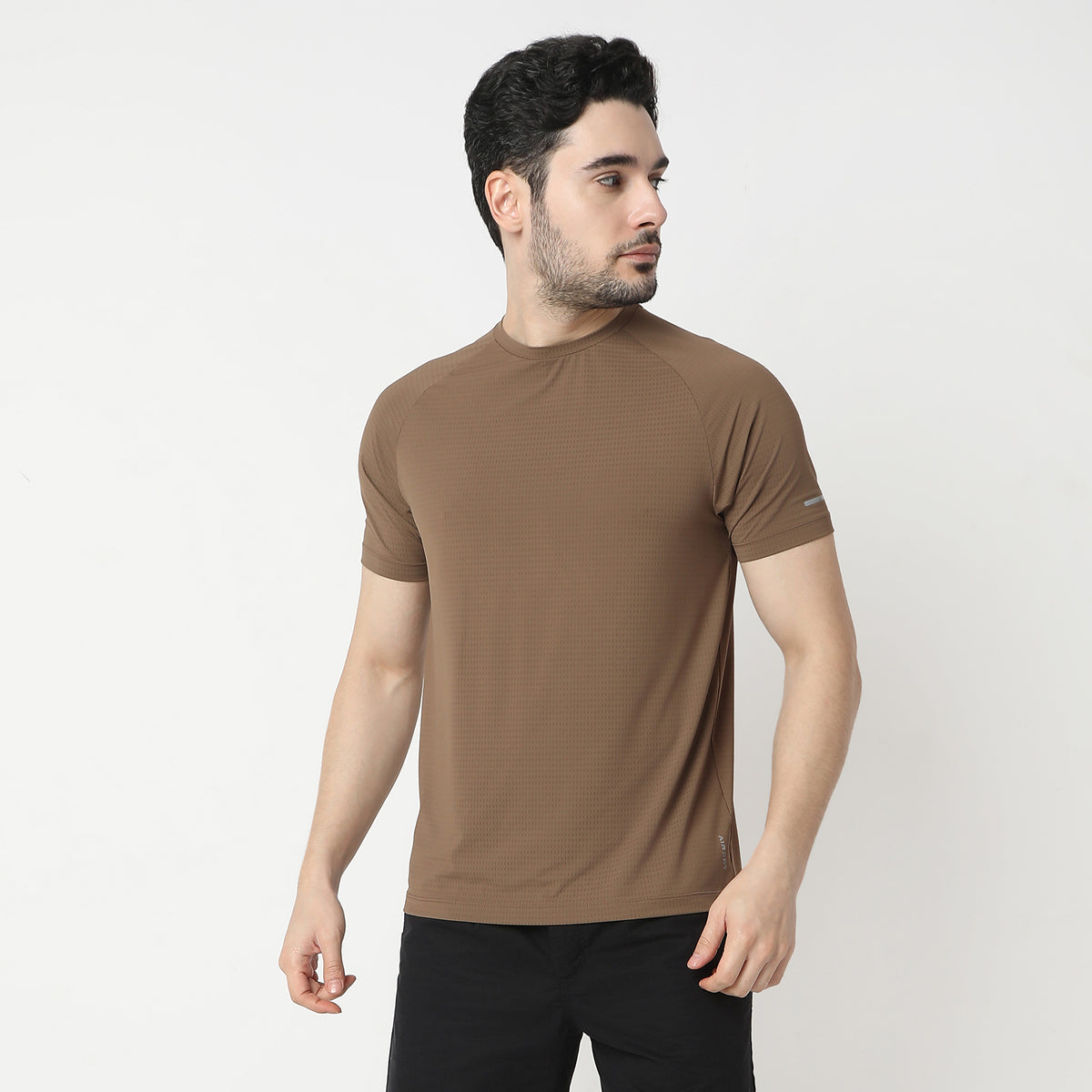 Regular Fit Jacquard T-Shirt