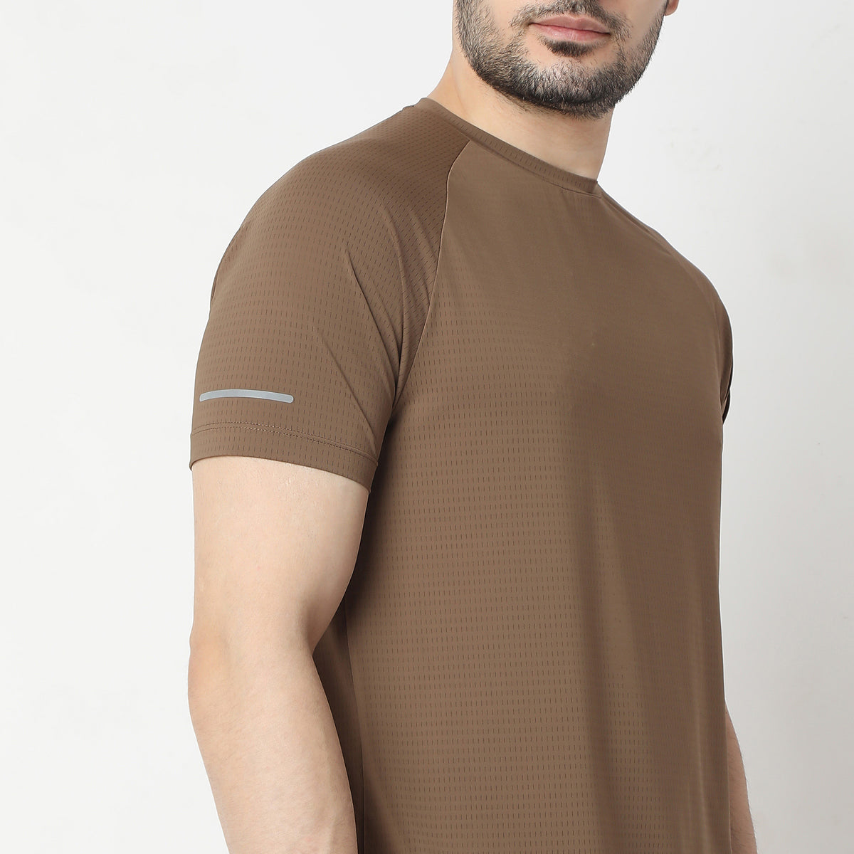 Regular Fit Jacquard T-Shirt