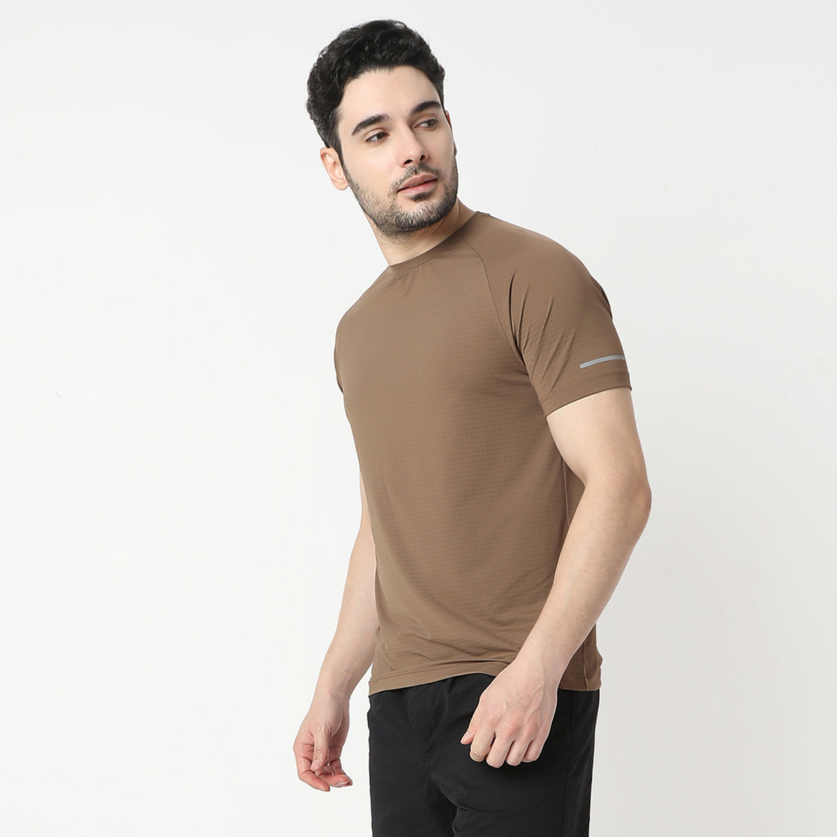 Regular Fit Jacquard T-Shirt