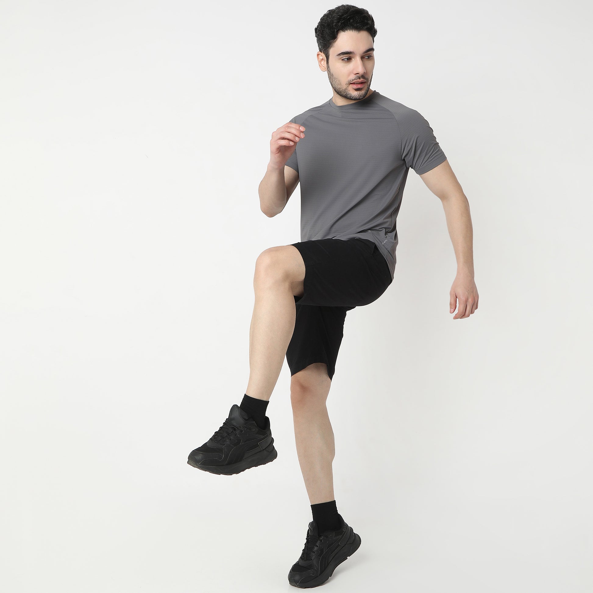 Regular Fit Jacquard T-Shirt