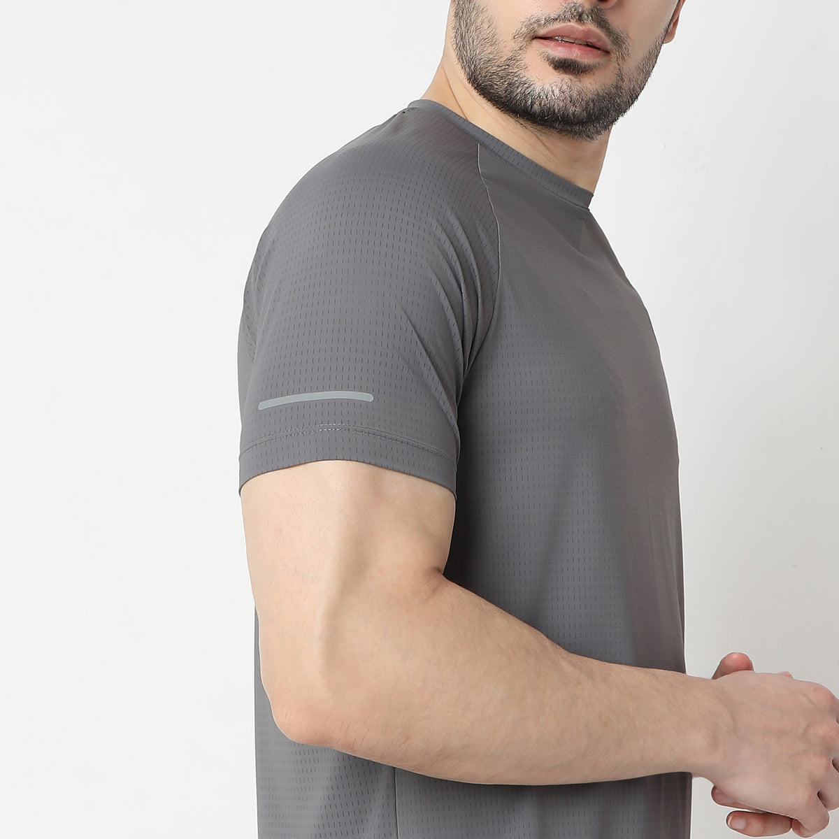 Regular Fit Jacquard T-Shirt