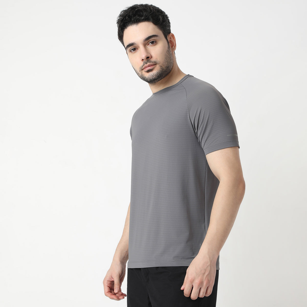 Regular Fit Jacquard T-Shirt