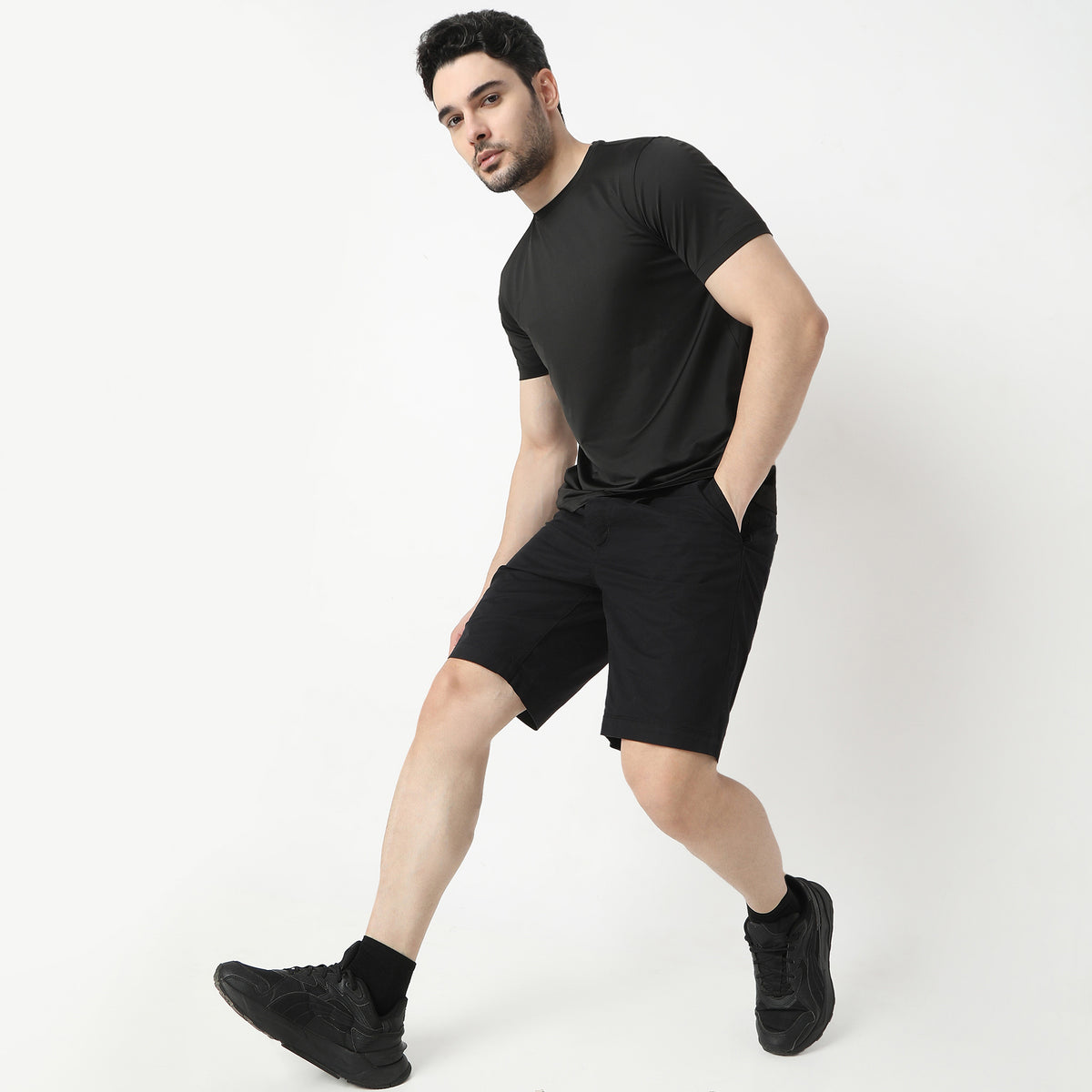 Regular Fit Jacquard T-Shirt