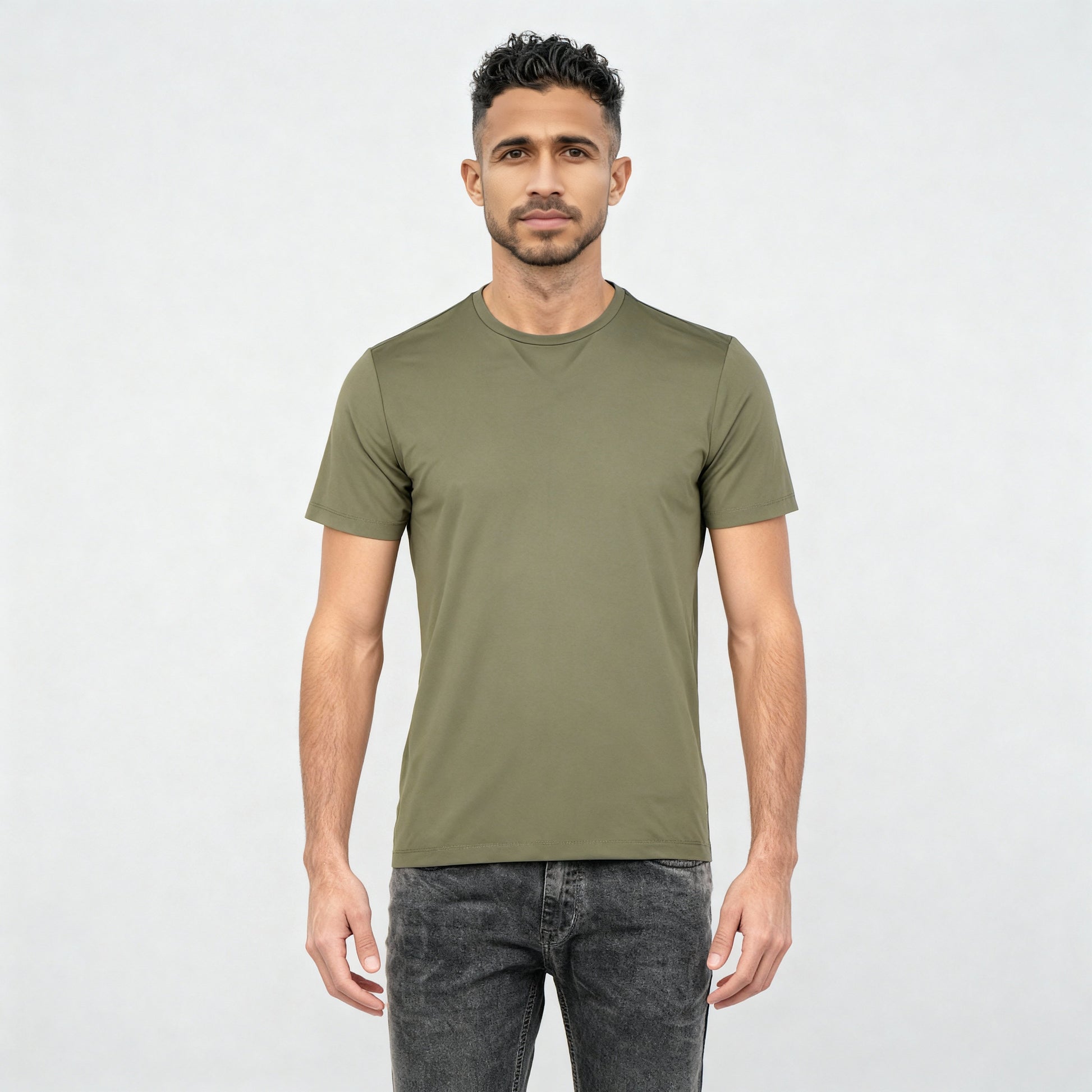 Regular Fit Jacquard T-Shirt